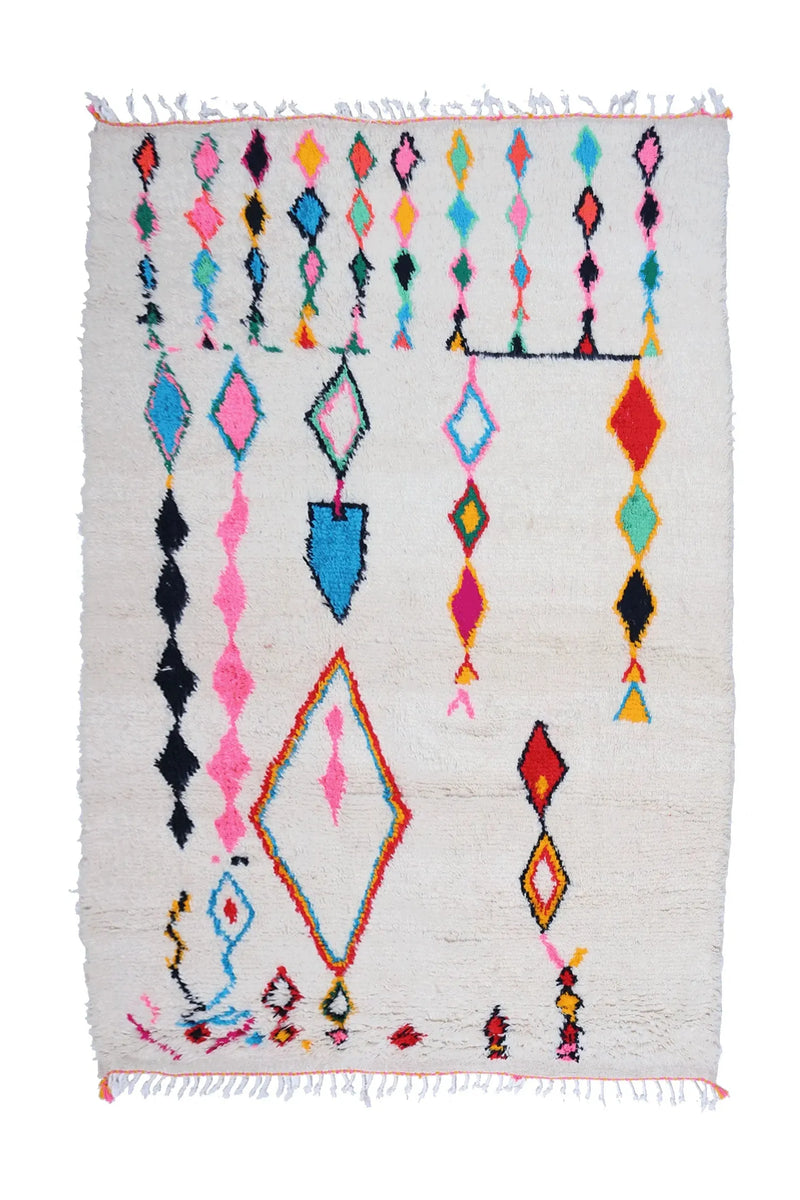 Tapis Berbère Coloré - 307 x 199 cm