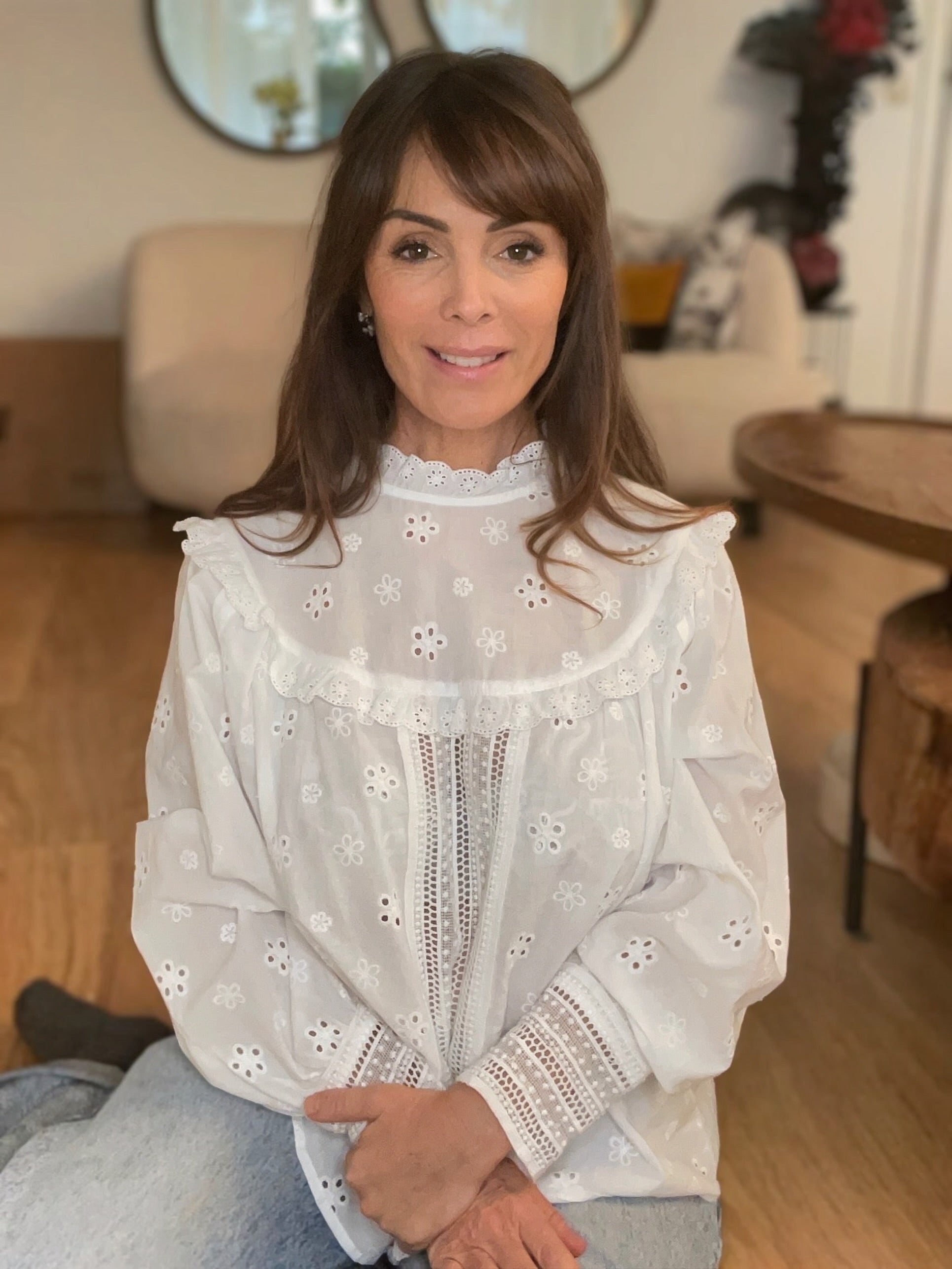 Eloise Blouse - White