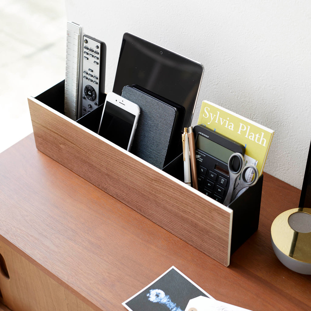 Boîte De Rangement Rin - Noir Et Bois