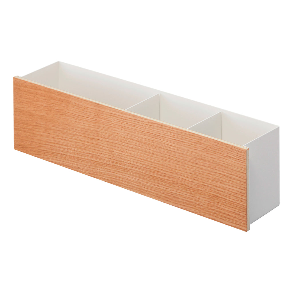 Boîte De Rangement Rin - Blanc Et Bois