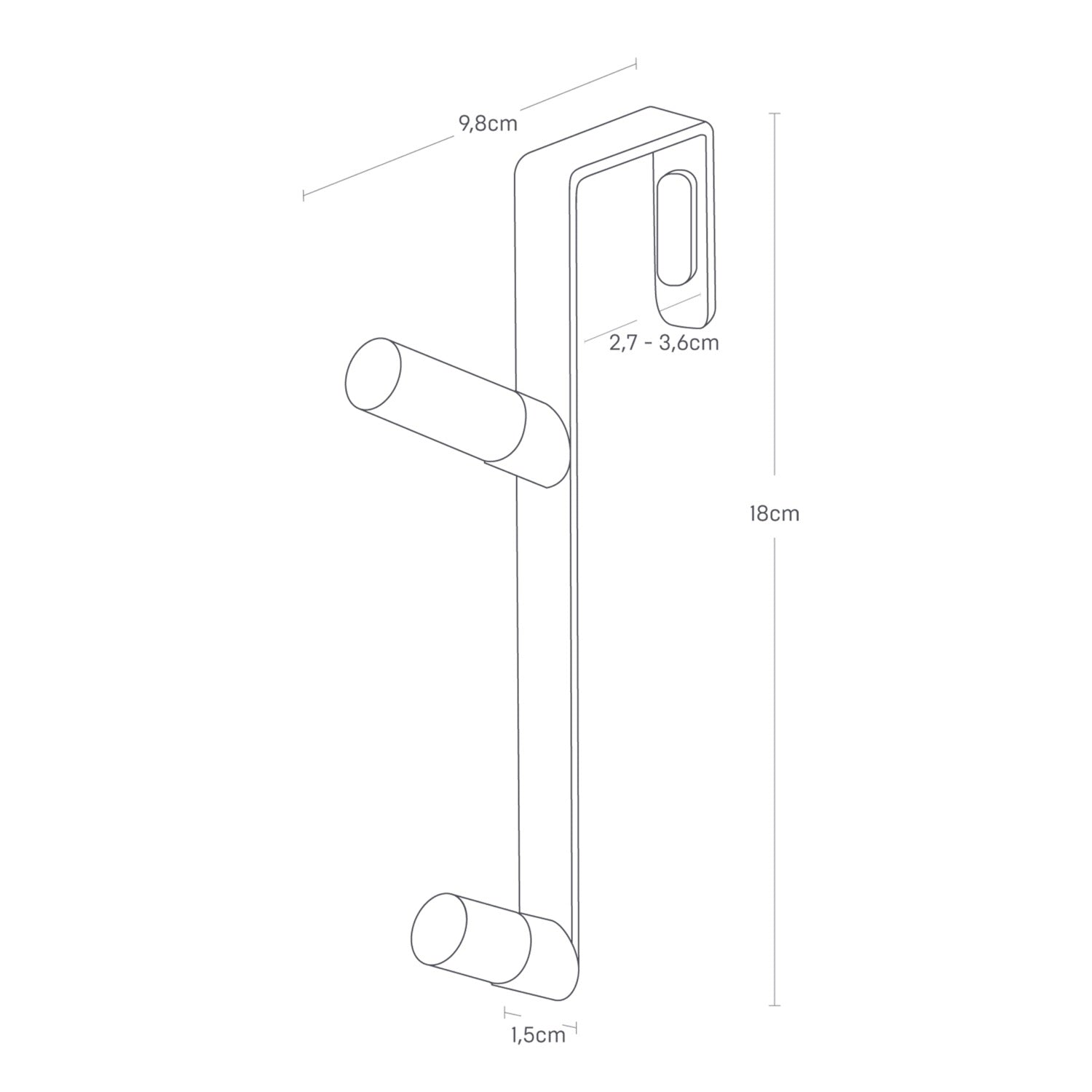 Hanger-Door - Tower - White