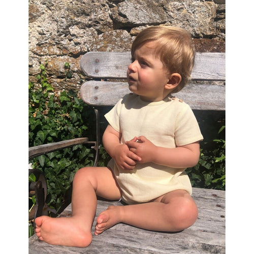 Adrien Piqué Vanilla romper - Baby