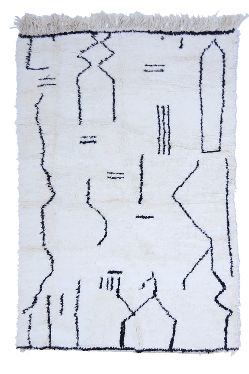 Tapis Béni Ouarain Collection Intemporel - 275 x 195 cm