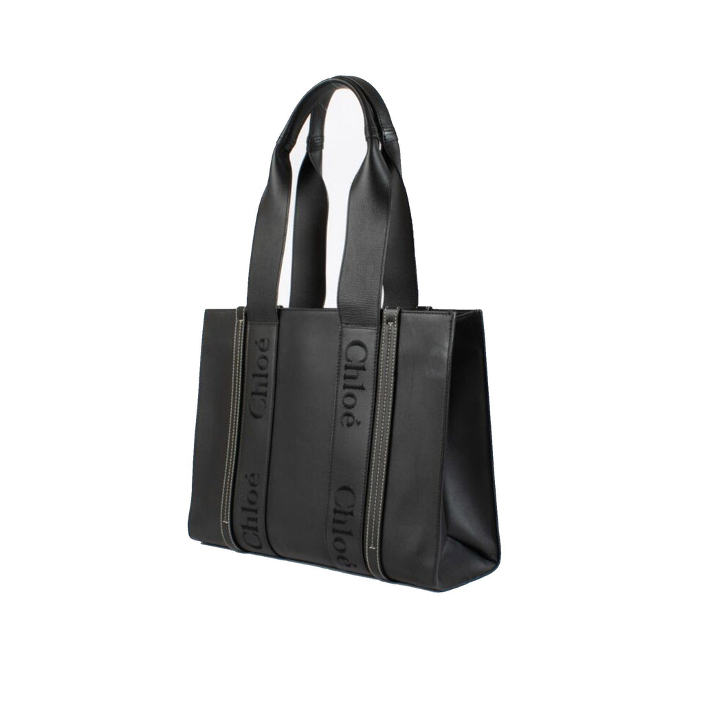 Chloe - Woody Medium Leather Tote Bag - Women - Black