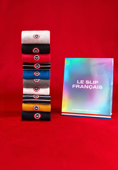 Lot De 10 Chaussettes Mi-Hautes En Coton - Chaussettes Rayures Blanches Marine Bleu Turquoise Gris Moutarde Rouge Cerise Blanc Noir Rayures Noir Gris Noir