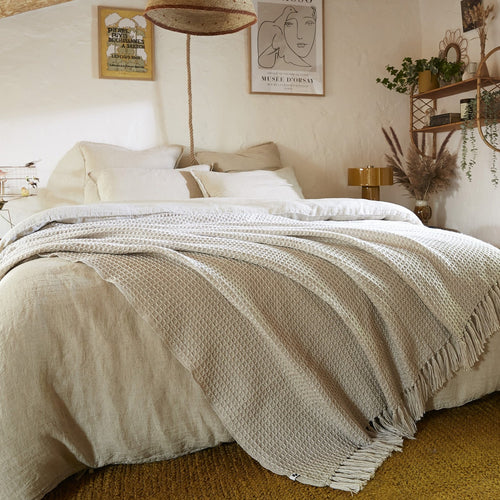 Couvre-Lit À Franges - Recyclé - Gabin - Pampa