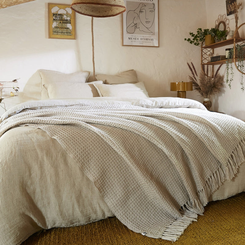 Couvre-Lit À Franges - Recyclé - Gabin - Pampa