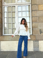 Charlize smocked blouse