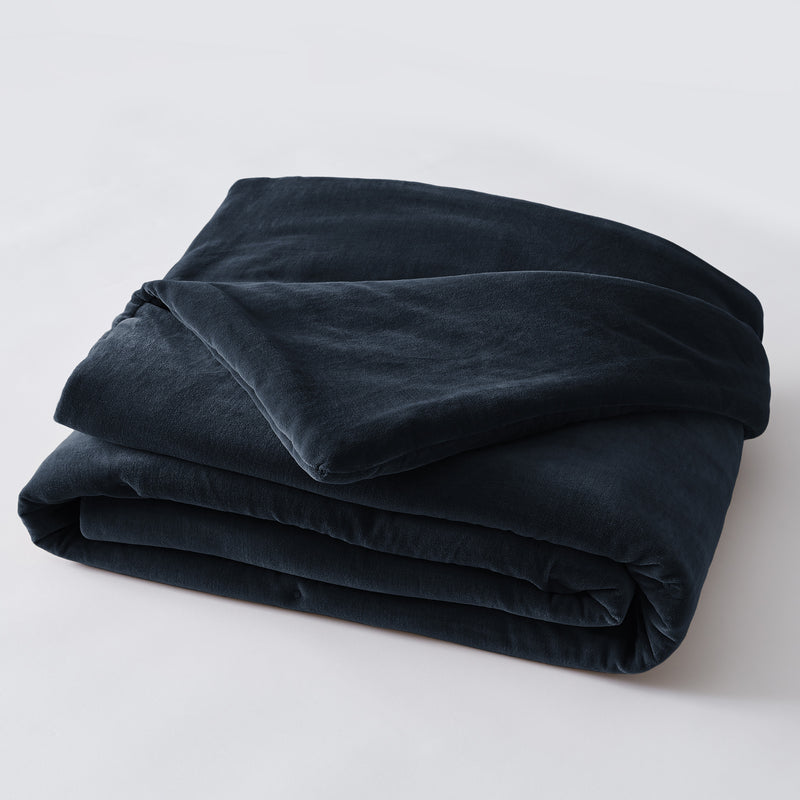 Bout De Lit - Velours De Coton - César - Minuit