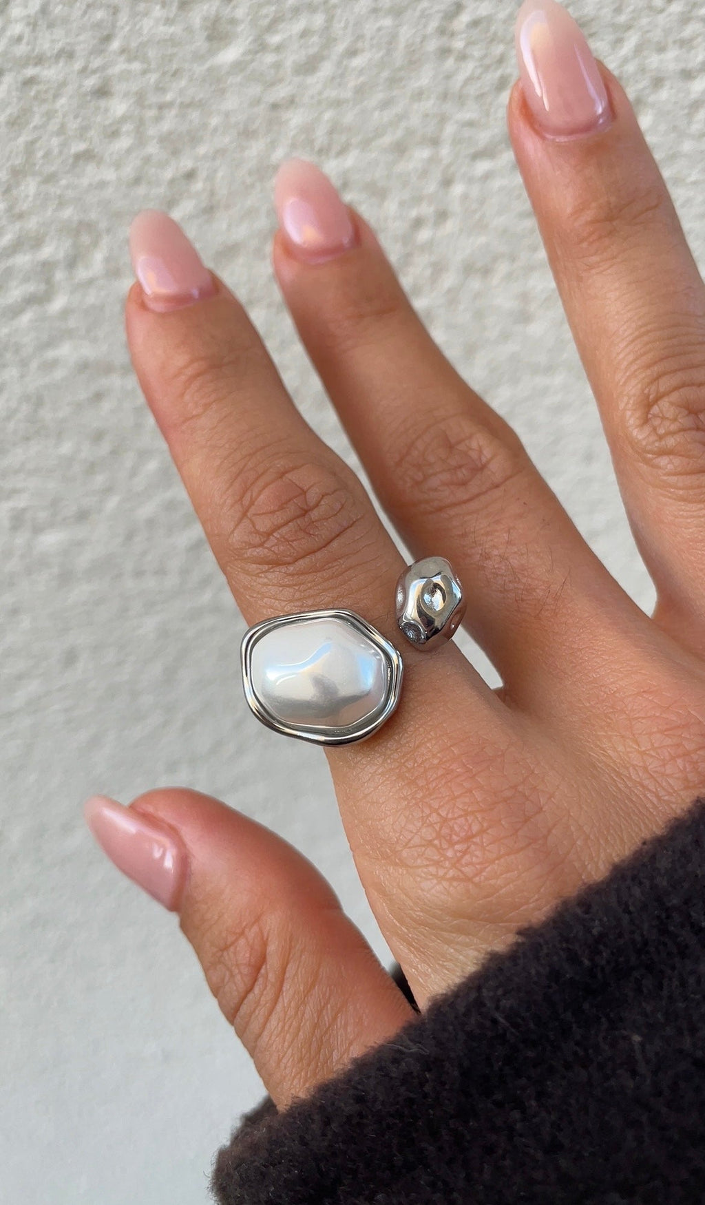Anello perla d’acqua