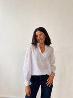 White Isabella Blouse
