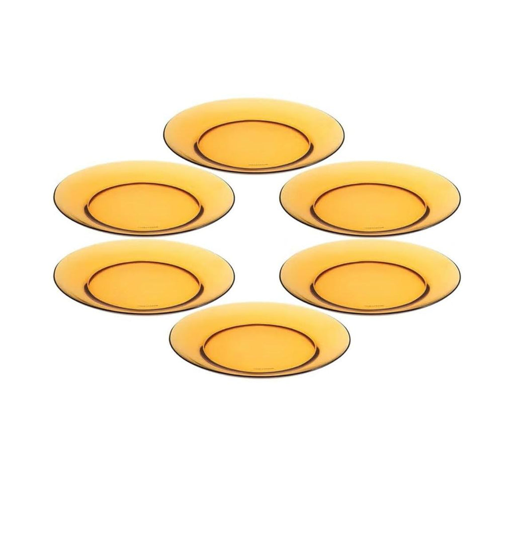 Pack De 6 Assiettes Plates Lys - Vermeil - 23,5Cm