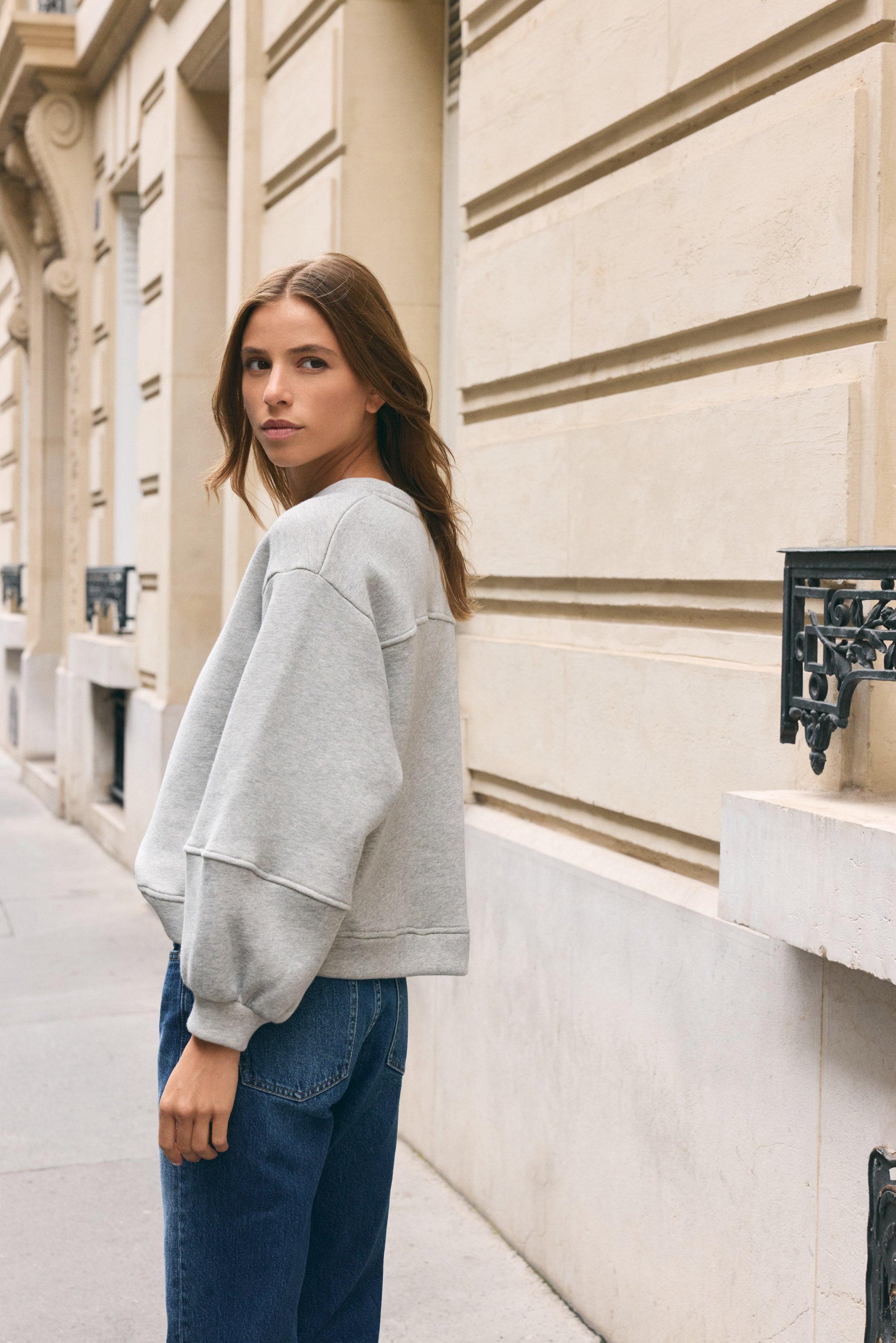 Sudadera Le May - Gris claro