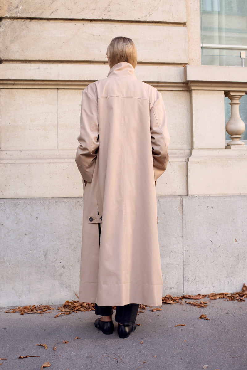 Manteau Le Renoir Gabardine - Croissant