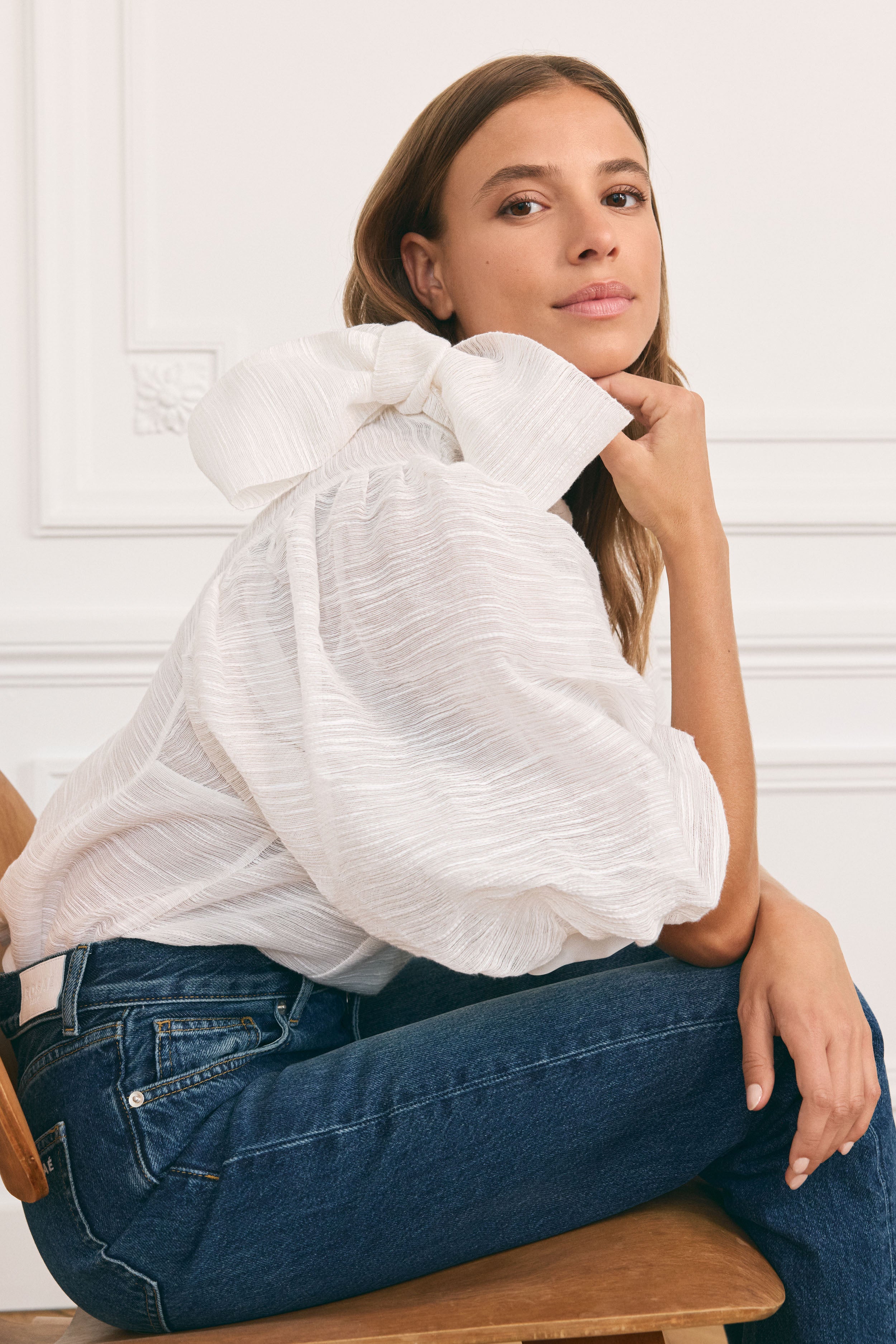 Le Claude Blouse - White