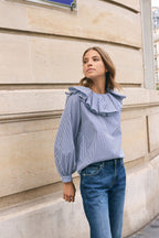 Le Segur Blouse - Navy Blue