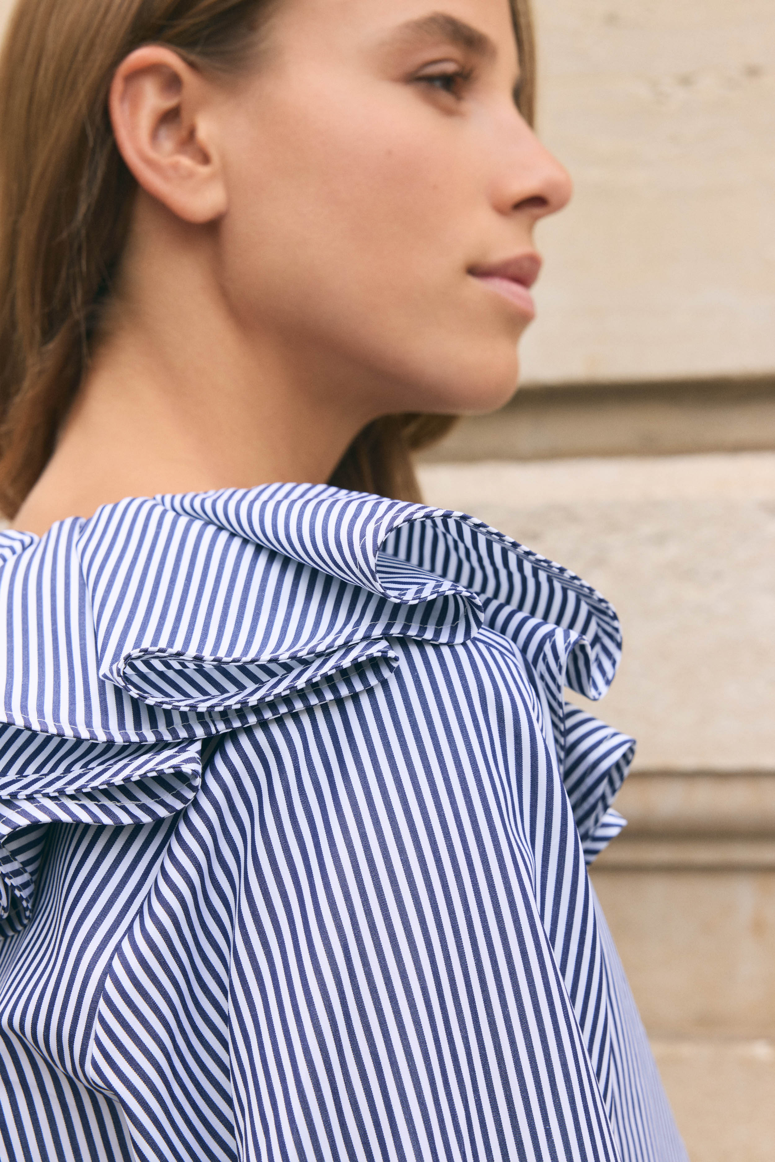 Le Segur Blouse - Navy Blue