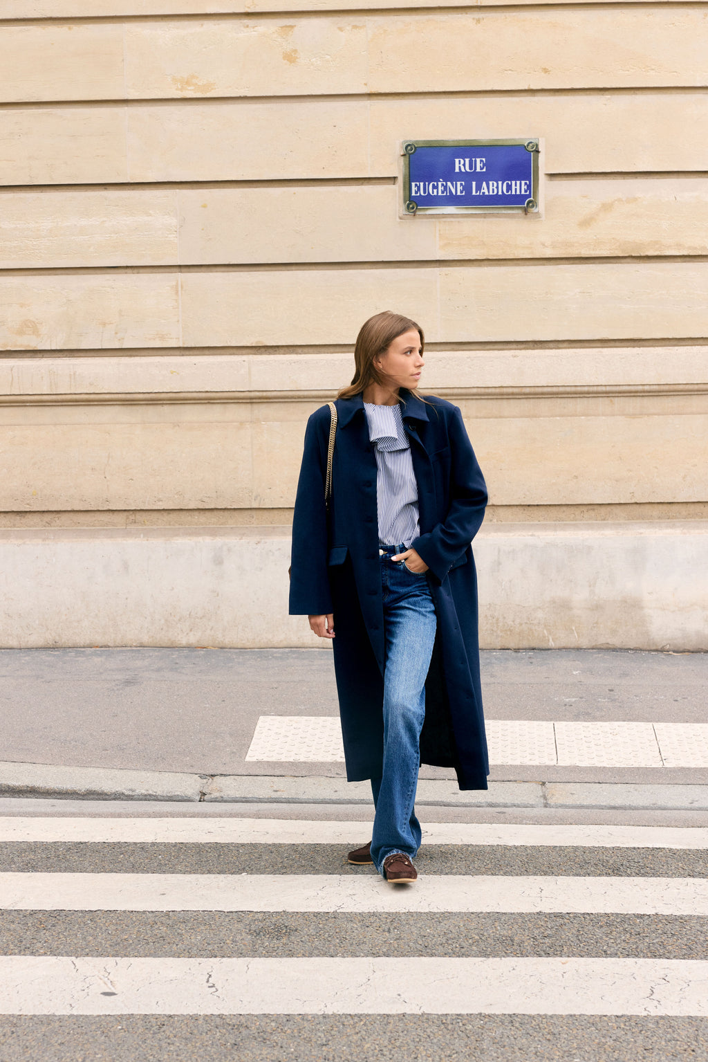 Le Segur Blouse - Navy Blue
