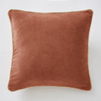 Cesar - Coussin Déhoussable - Velours De Coton - Terracotta