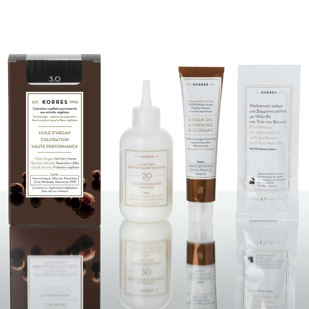 3.0 Mørkebrun Hårfarve - Argan
