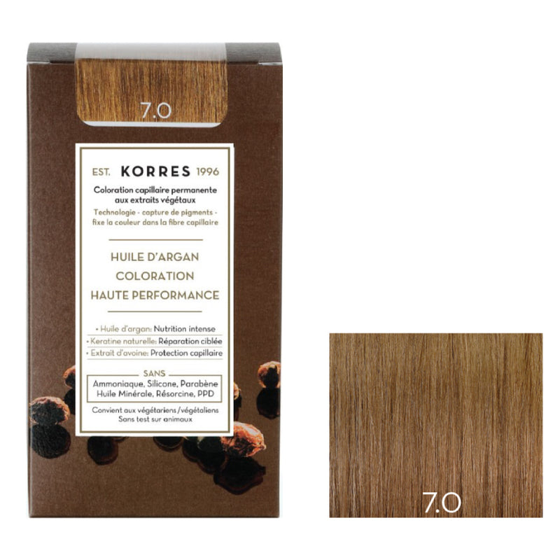 7.0 Blond Coloration - Argan