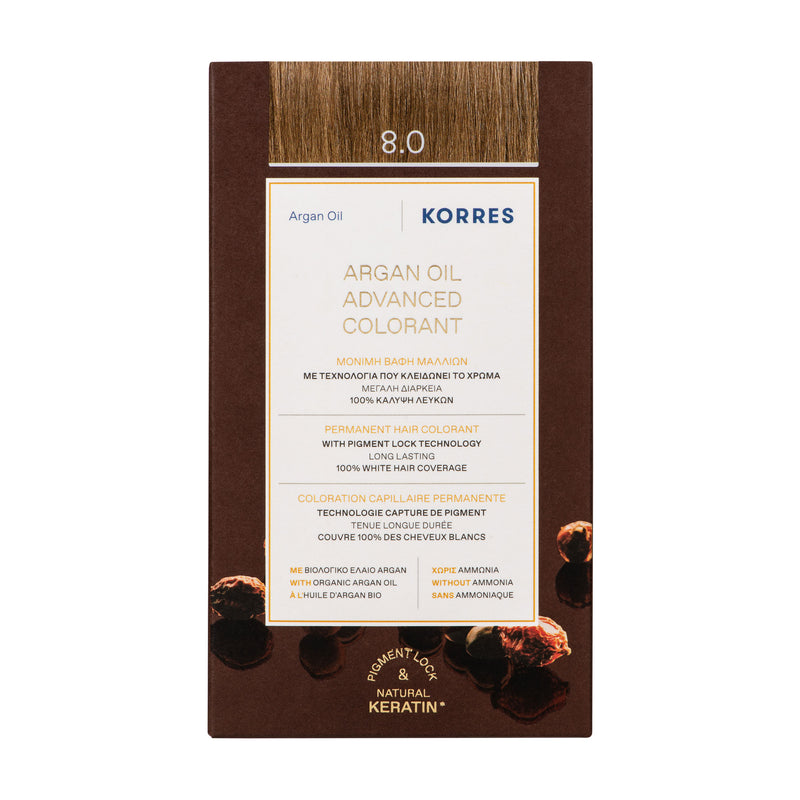 8.0 Light Blonde Coloring - Argan