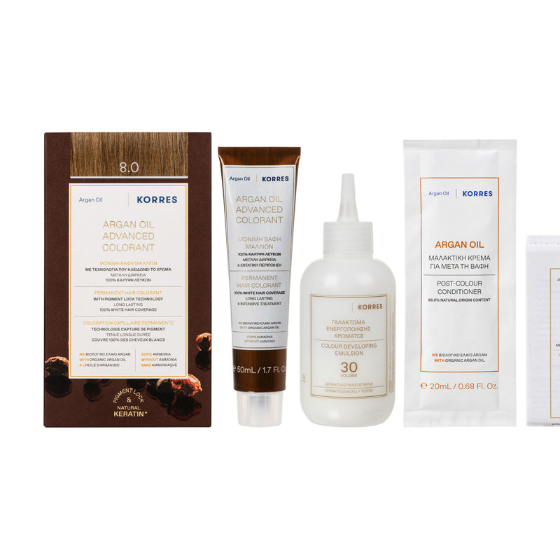 8.0 Light Blonde Coloring - Argan
