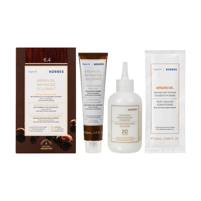 6.4 Blond Fonce Cuivre Coloration - Argan