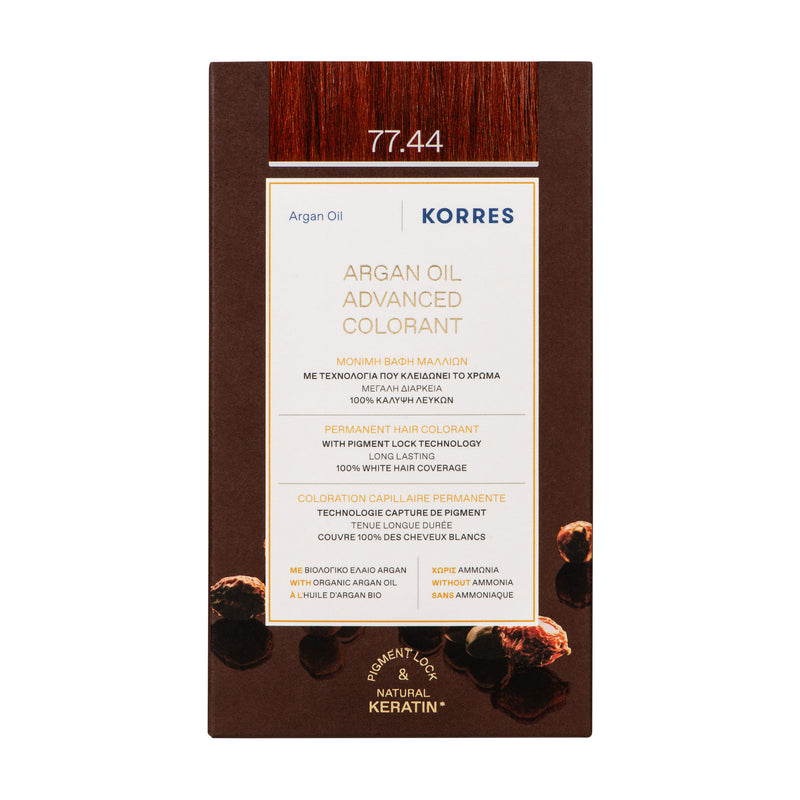 77.44 Blond Cuivré Intense Coloration - Argan