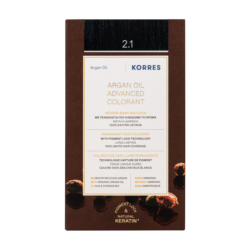 2.1 Bluish Black Coloring - Argan