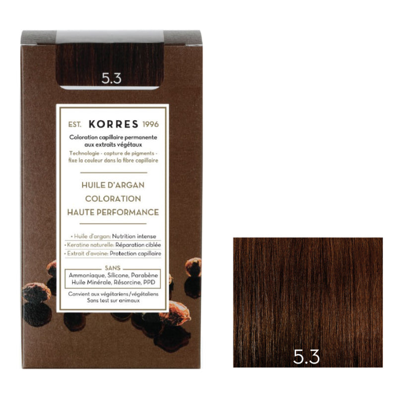 5.3 Châtain Doré Coloration - Argan