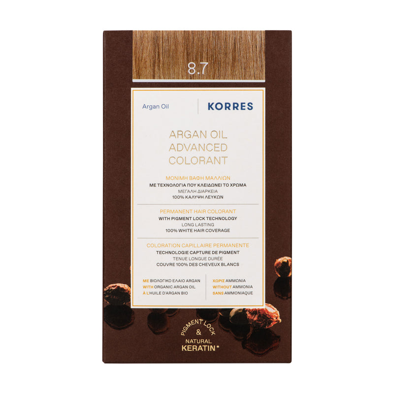8.7 Light Blonde Brown Coloring - Argan