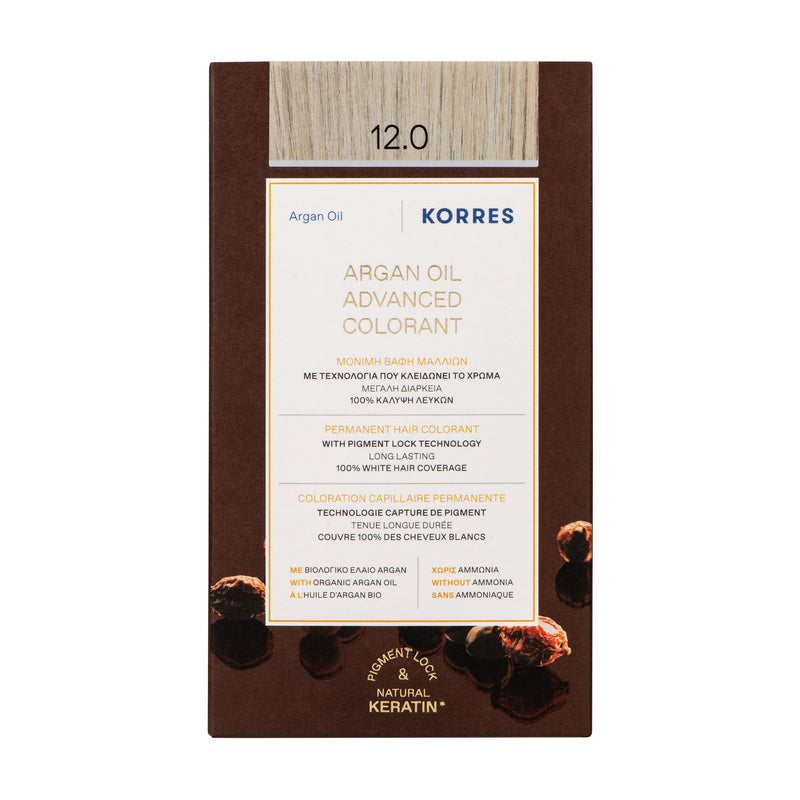 12.0 Blond Spécial Coloration - Argan