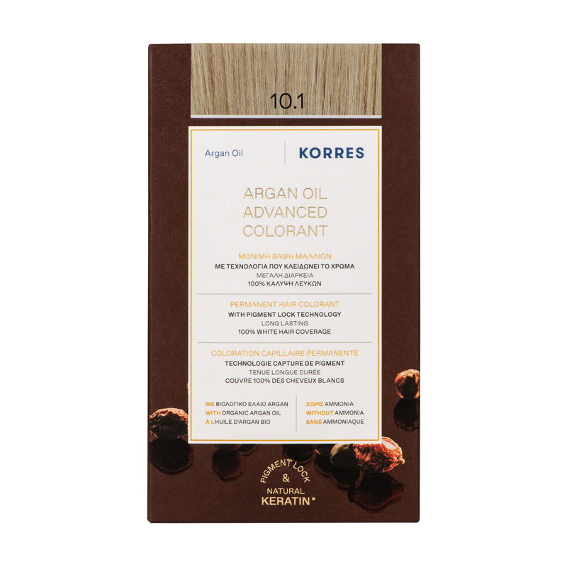 10.1 Ash Platinum Blonde Coloring - Argan