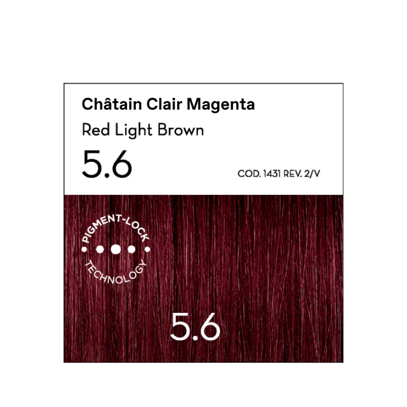 5.6 Châtain Clair Magenta Coloration - Argan