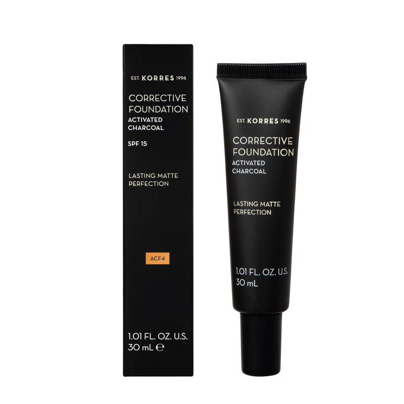 Corrective Foundation, Activated Charcoal Spf15 - Shade 4