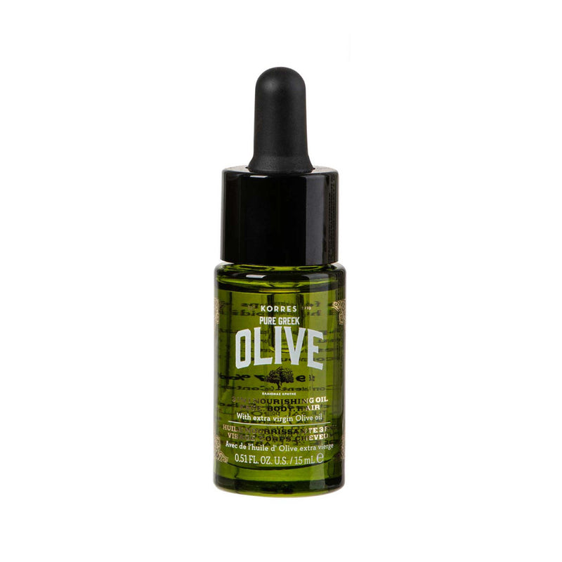 Olive Nourishing Oil 3 In 1 Travel Size 15 Ml - Face, Body And Hair