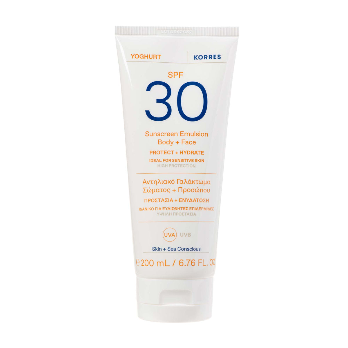 Solaires Yaourt Solskyddskräm För Ansikte & Kropp Spf30 - 200 ml
