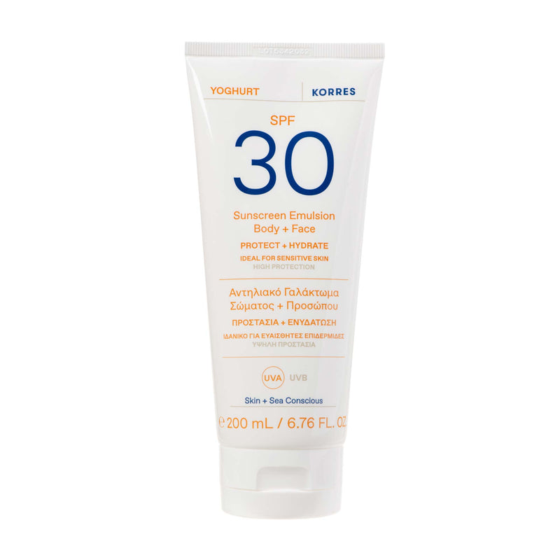 Protector Solar Yogurt Crema Solar Rostro Y Cuerpo Spf30 200Ml