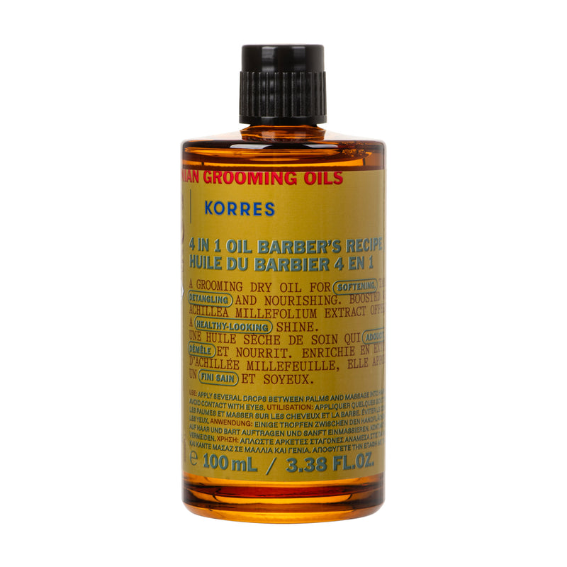 Homme Huile 4 En 1 Du Barbier 100Ml