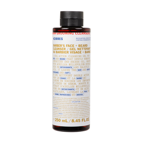 Hombre Gel Limpiador Rostro y Barba 250Ml