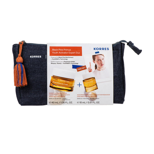 Cajas frontales Primus de pino negro
Crema de día comprada = kit y suero de 15 ml gratis