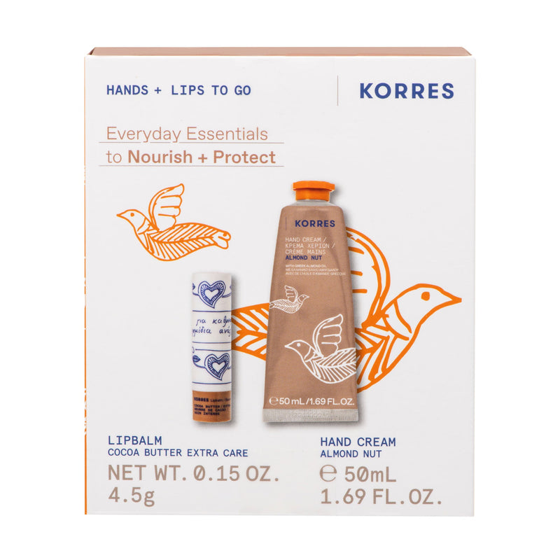 Coffret Crème Mains Peony Rose 50Ml & Stick Lèvres Raisin De Méditerranée 4,5G