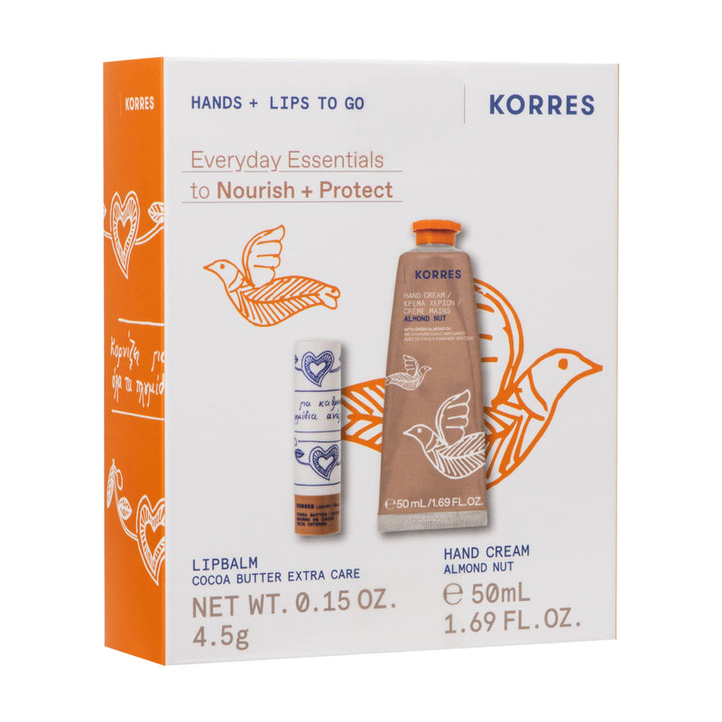 Coffret Crème Mains Peony Rose 50Ml & Stick Lèvres Raisin De Méditerranée 4,5G