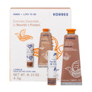 Coffret Crème Mains Peony Rose 50Ml & Stick Lèvres Raisin De Méditerranée 4,5G
