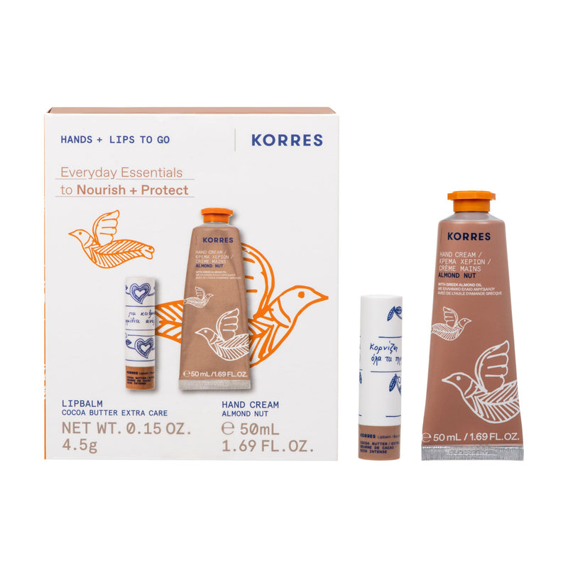 Coffret Crème Mains Peony Rose 50Ml & Stick Lèvres Raisin De Méditerranée 4,5G