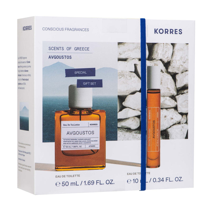 Avgoustos Eau De Toilette Set 50Ml + 10Ml - 2026