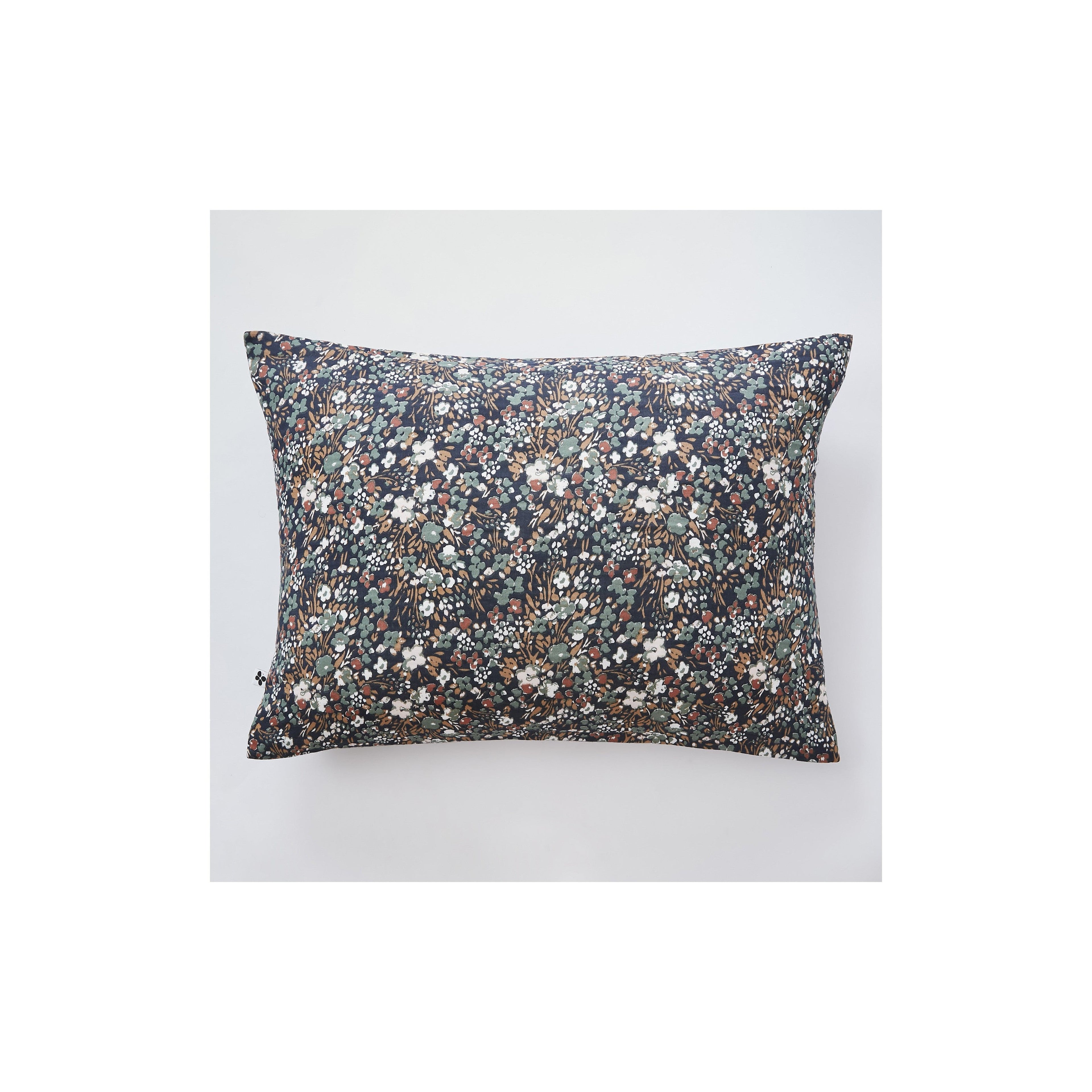 Funda de Almohada - Gasa de Algodón - Capucine - Medianoche