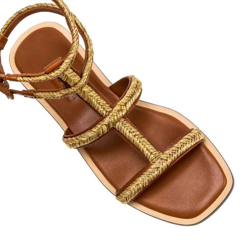 Darcia Camello Gladiator Sandal
