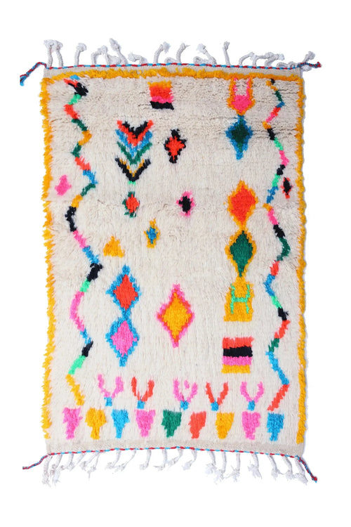 Tapis Berbère Coloré - 111 x 79 cm